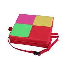 Load image into Gallery viewer, Kids Portable High Chair Booster Seat Cushion for Table Dismountable Toddler Washable Travel Thick Chair Seat Pads Buckle Strap