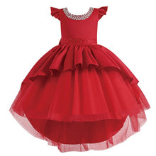 Load image into Gallery viewer, Flower Vintage Embroidery Baby Girls Dress Opening Ceremony Clothing Tutu Party Elegant Wear Girls Princess Dress Kids Vestidos