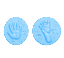 Load image into Gallery viewer, 40g Baby Handprint bebe Footprint DIY Toys paw print pad Parent-child Hand Inkpad Fingerprint aby footprint ultra light