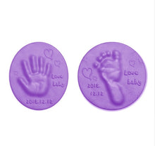 Load image into Gallery viewer, 40g Baby Handprint bebe Footprint DIY Toys paw print pad Parent-child Hand Inkpad Fingerprint aby footprint ultra light