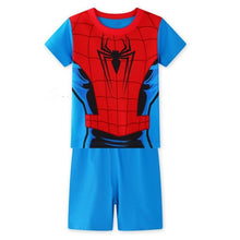 Load image into Gallery viewer, Children's Pajamas Summer Short-sleeved t shirt + shorts sports set Kids Pyjamas Boys Girls Pajamas Baby Sleepers Sleepwear 2-7T
