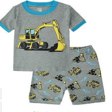 Load image into Gallery viewer, Children's Pajamas Summer Short-sleeved t shirt + shorts sports set Kids Pyjamas Boys Girls Pajamas Baby Sleepers Sleepwear 2-7T