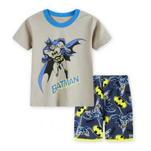 Load image into Gallery viewer, Children's Pajamas Summer Short-sleeved t shirt + shorts sports set Kids Pyjamas Boys Girls Pajamas Baby Sleepers Sleepwear 2-7T