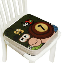 Load image into Gallery viewer, JXM Baby Dining Chair Booster Cushion Cartoon Kids High Chair Seat Pad Chair Heightening Cushion Child Pram Chair Increasing Mat
