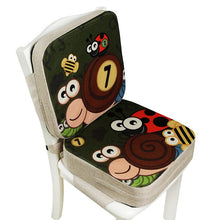 Load image into Gallery viewer, JXM Baby Dining Chair Booster Cushion Cartoon Kids High Chair Seat Pad Chair Heightening Cushion Child Pram Chair Increasing Mat