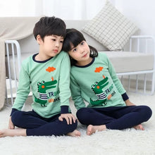 Load image into Gallery viewer, Kids Pajamas 2020 Autumn Girls Boys Sleepwear Nightwear Baby Infant Clothes Animal Cartoon Pajama Sets Cotton Children's Pyjamas