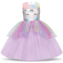 Load image into Gallery viewer, Girls Dress Elegant New Year Princess Children Party Dress Wedding Gown Kids Dresses for Girls Birthday Party Dress Vestido Wear