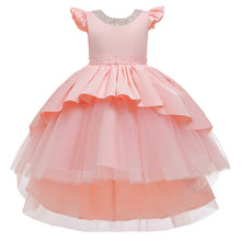 Load image into Gallery viewer, Flower Vintage Embroidery Baby Girls Dress Opening Ceremony Clothing Tutu Party Elegant Wear Girls Princess Dress Kids Vestidos

