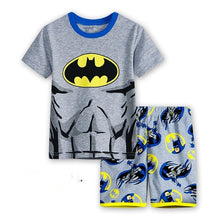Load image into Gallery viewer, Children's Pajamas Summer Short-sleeved t shirt + shorts sports set Kids Pyjamas Boys Girls Pajamas Baby Sleepers Sleepwear 2-7T
