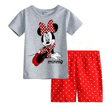 Load image into Gallery viewer, Children's Pajamas Summer Short-sleeved t shirt + shorts sports set Kids Pyjamas Boys Girls Pajamas Baby Sleepers Sleepwear 2-7T
