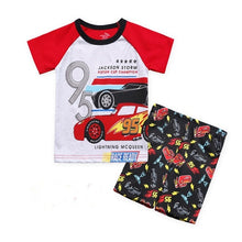 Load image into Gallery viewer, Children's Pajamas Summer Short-sleeved t shirt + shorts sports set Kids Pyjamas Boys Girls Pajamas Baby Sleepers Sleepwear 2-7T
