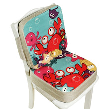 Load image into Gallery viewer, JXM Baby Dining Chair Booster Cushion Cartoon Kids High Chair Seat Pad Chair Heightening Cushion Child Pram Chair Increasing Mat
