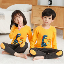 Load image into Gallery viewer, Kids Pajamas 2020 Autumn Girls Boys Sleepwear Nightwear Baby Infant Clothes Animal Cartoon Pajama Sets Cotton Children's Pyjamas
