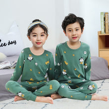 Load image into Gallery viewer, Kids Pajamas 2020 Autumn Girls Boys Sleepwear Nightwear Baby Infant Clothes Animal Cartoon Pajama Sets Cotton Children's Pyjamas
