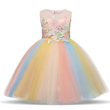 Load image into Gallery viewer, Girls Dress Elegant New Year Princess Children Party Dress Wedding Gown Kids Dresses for Girls Birthday Party Dress Vestido Wear
