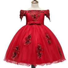 Load image into Gallery viewer, Girls Dress Elegant New Year Princess Children Party Dress Wedding Gown Kids Dresses for Girls Birthday Party Dress Vestido Wear
