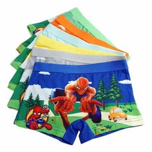 Load image into Gallery viewer, 6pcs/lot Kids Panties Boys Boxer Briefs Underwear Baby Boys Cartoon Cotton Panty Teenagers For Children
